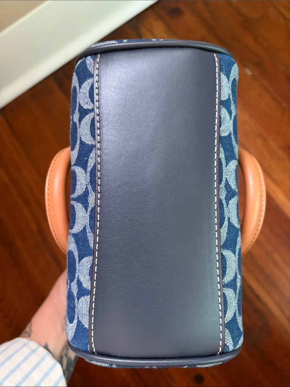 Coach Mini Denim Rowan Bag - Picture 4 of 6